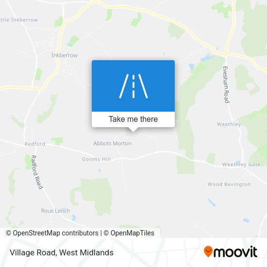 Village Road map