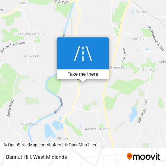 Bannut Hill map