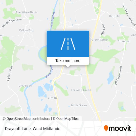 Draycott Lane map
