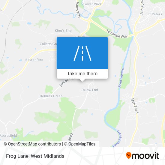 Frog Lane map