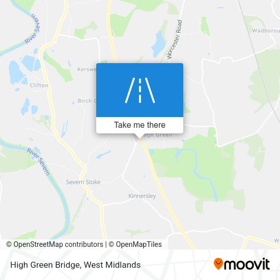 High Green Bridge map
