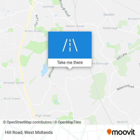 Hill Road map