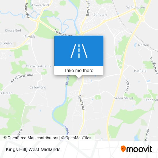 Kings Hill map