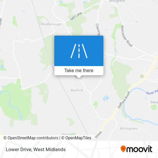 Lower Drive map