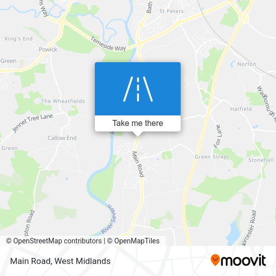 Main Road map