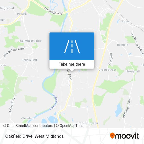 Oakfield Drive map