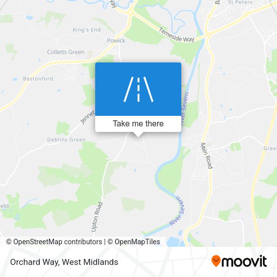 Orchard Way map