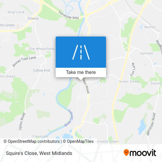 Squire's Close map