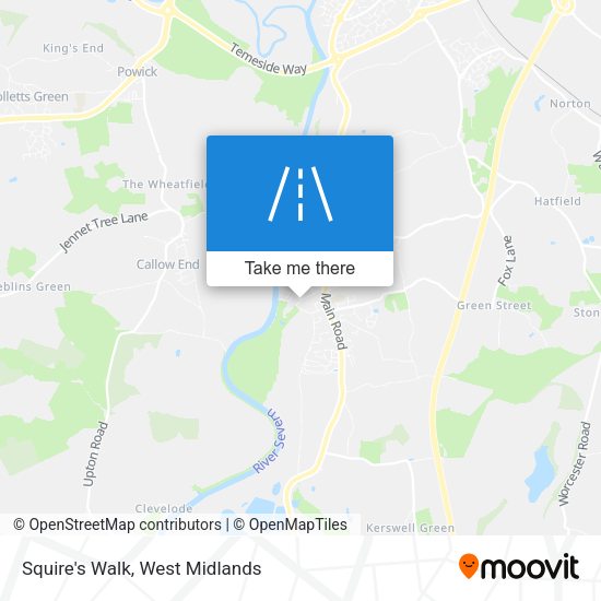 Squire's Walk map