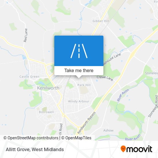Allitt Grove map