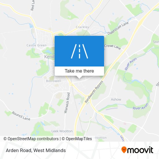 Arden Road map