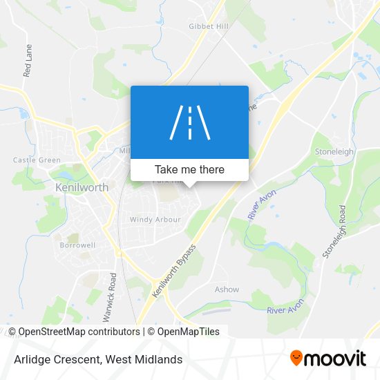 Arlidge Crescent map