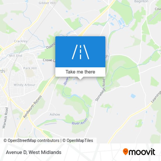 Avenue D map