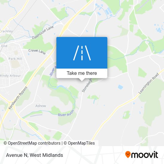 Avenue N map