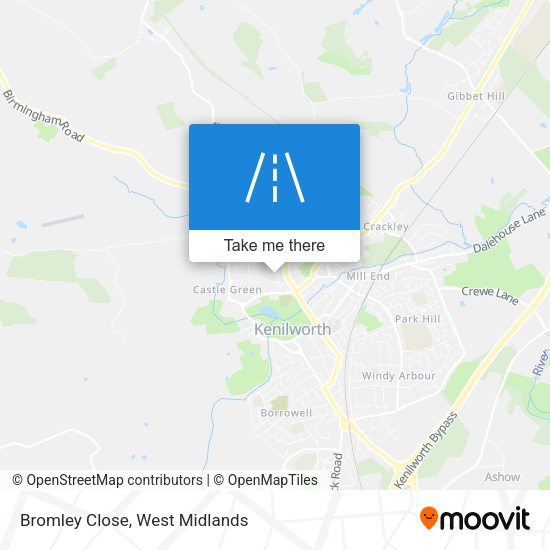 Bromley Close map
