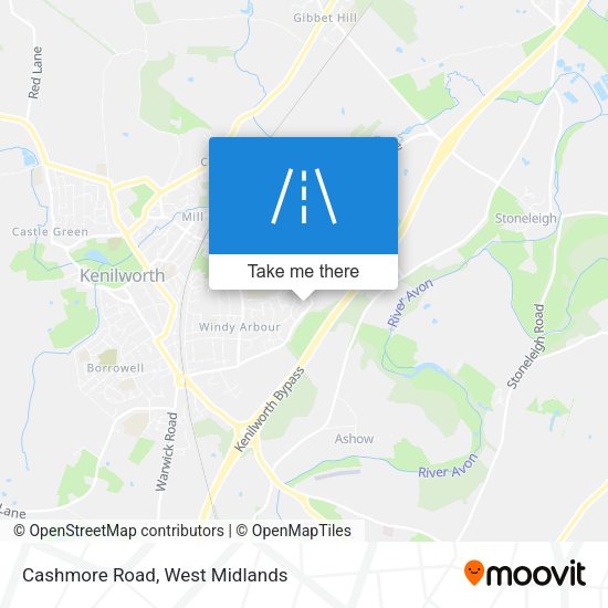 Cashmore Road map