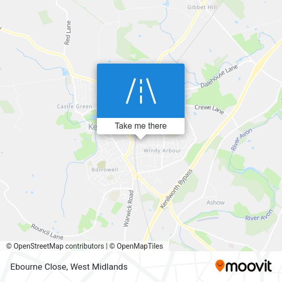 Ebourne Close map