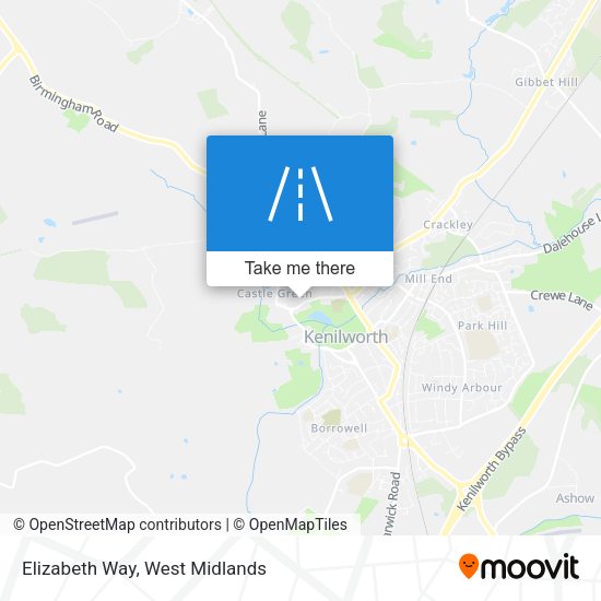 Elizabeth Way map