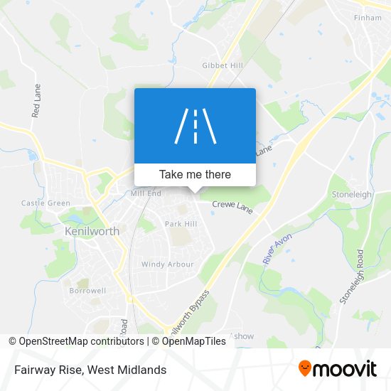 Fairway Rise map