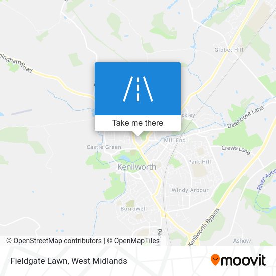 Fieldgate Lawn map