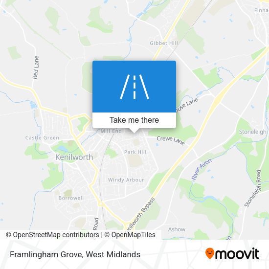 Framlingham Grove map
