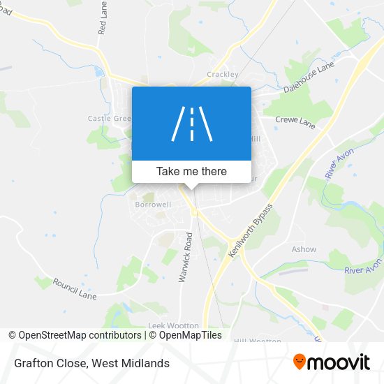Grafton Close map