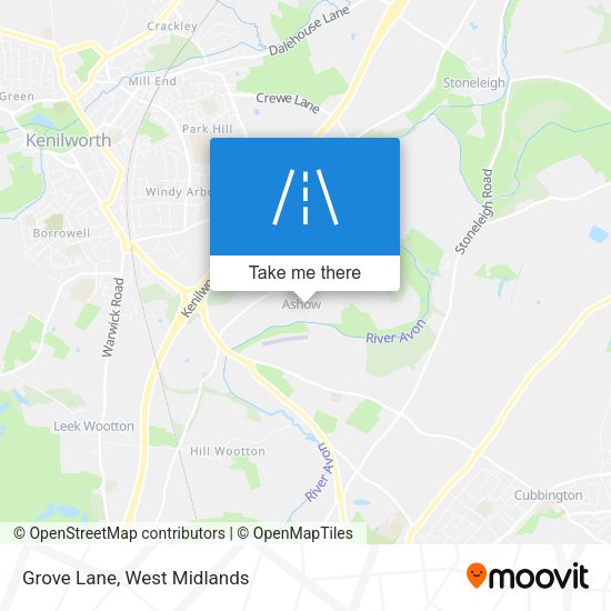Grove Lane map