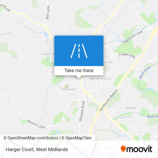 Harger Court map