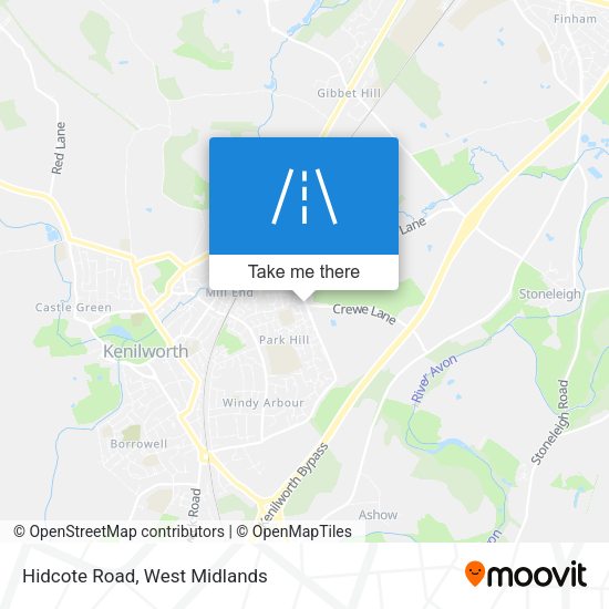 Hidcote Road map