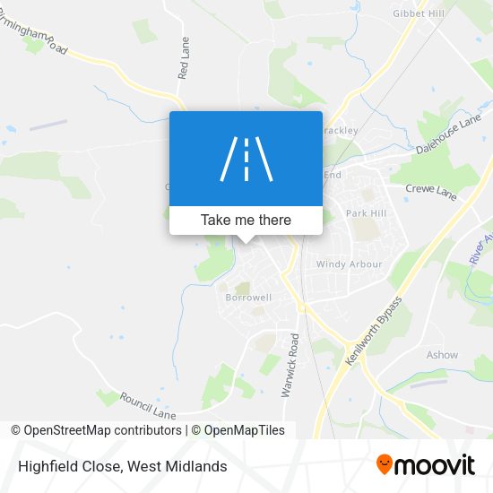 Highfield Close map