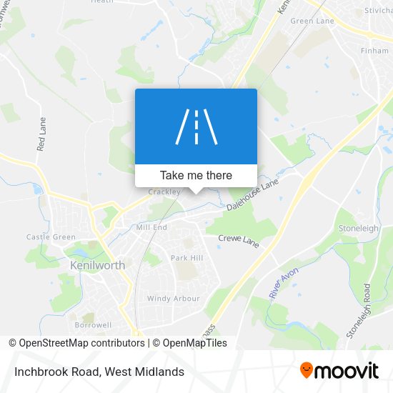 Inchbrook Road map