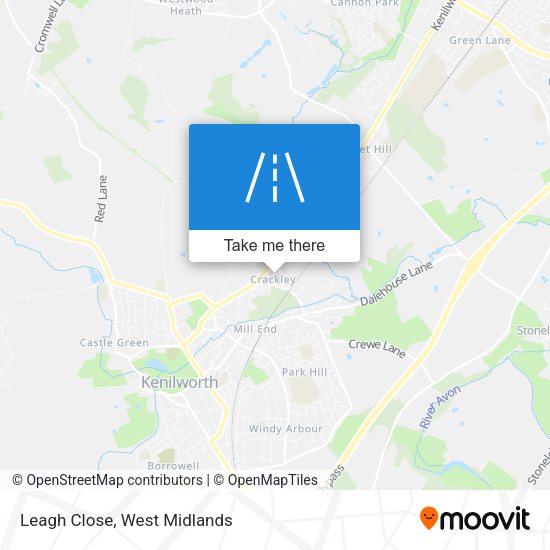 Leagh Close map