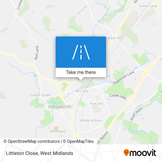 Littleton Close map