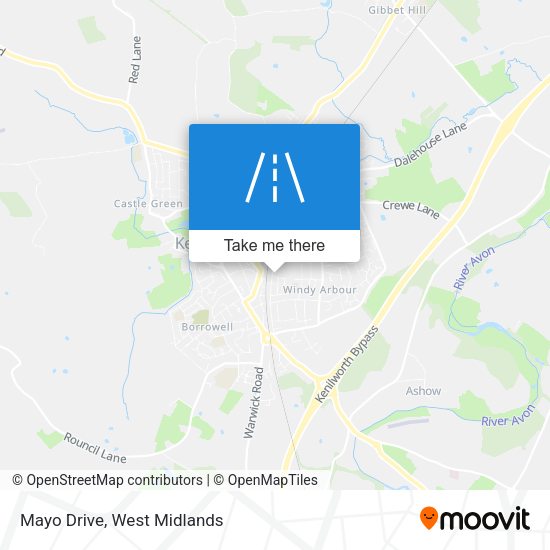 Mayo Drive map