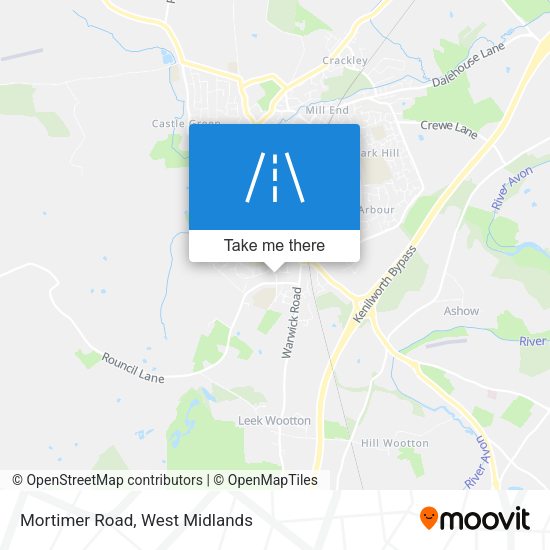 Mortimer Road map