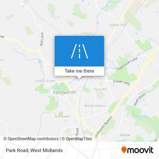 Park Road map