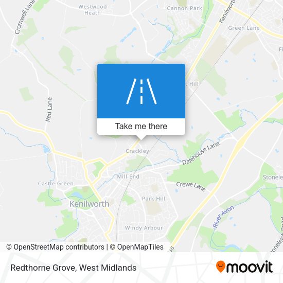 Redthorne Grove map