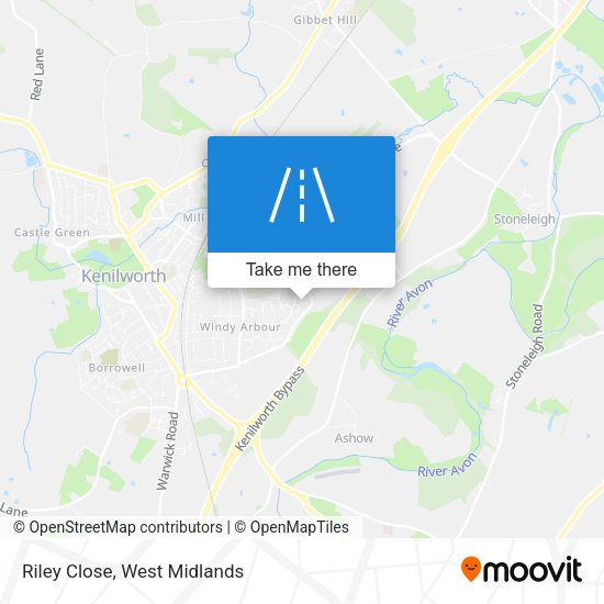 Riley Close map