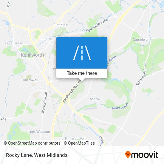 Rocky Lane map