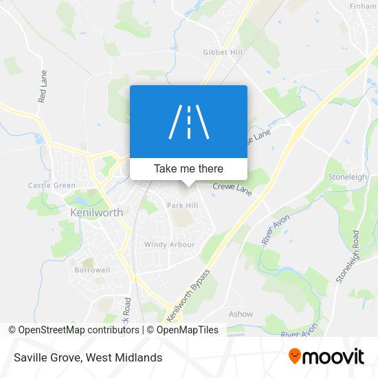 Saville Grove map