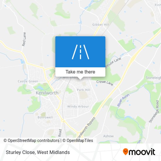 Sturley Close map