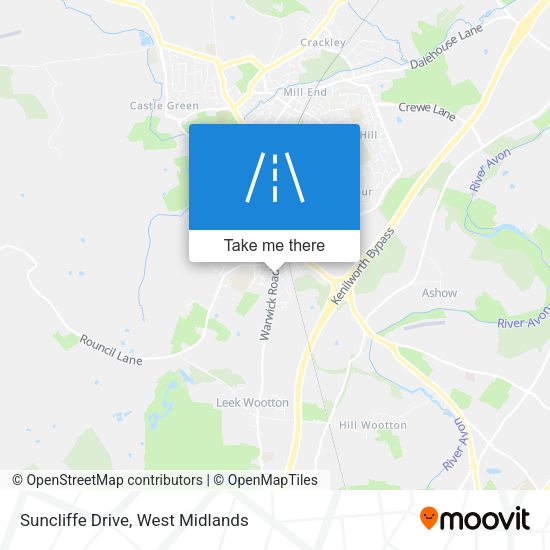 Suncliffe Drive map