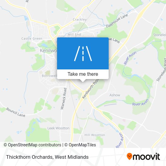 Thickthorn Orchards map