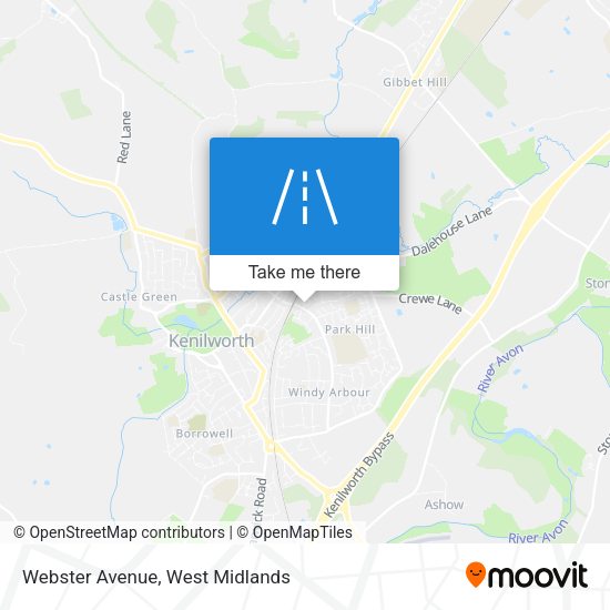 Webster Avenue map