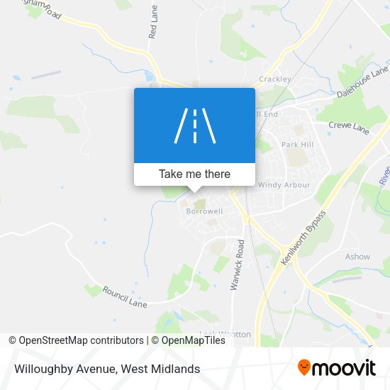 Willoughby Avenue map