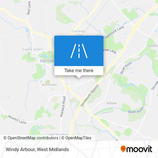Windy Arbour map