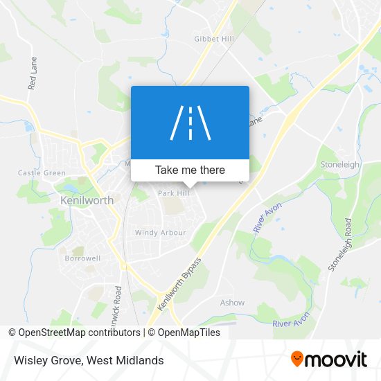 Wisley Grove map