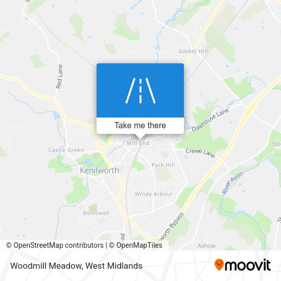 Woodmill Meadow map