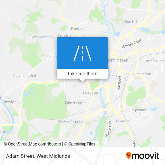 Adam Street map