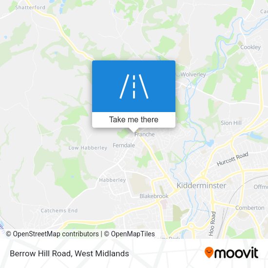 Berrow Hill Road map
